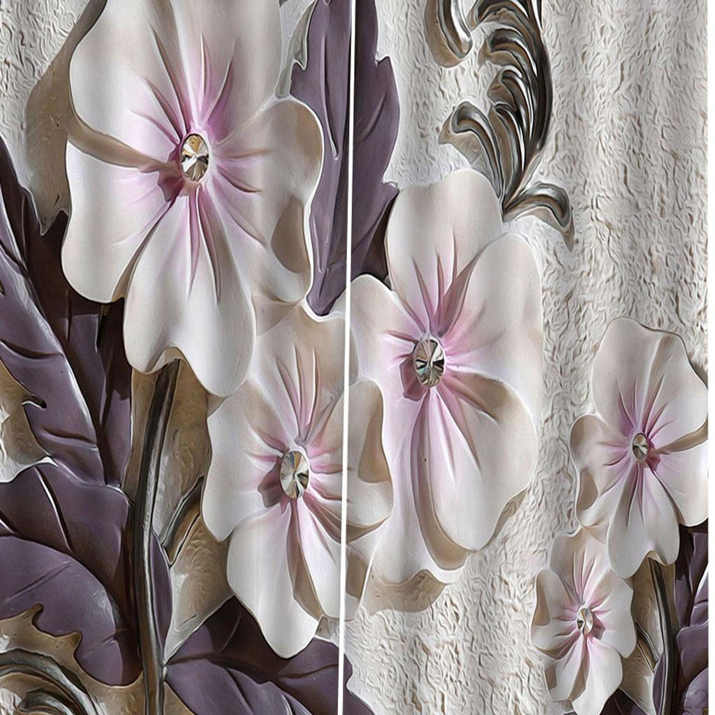 2 панели/набор штор с 3D-печатью, шторы, ткань для спальни