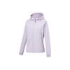 Li Ning Fitness Series Solid Color Hooded Windbreaker Women Jackets Silk-Purple AFDT650-3