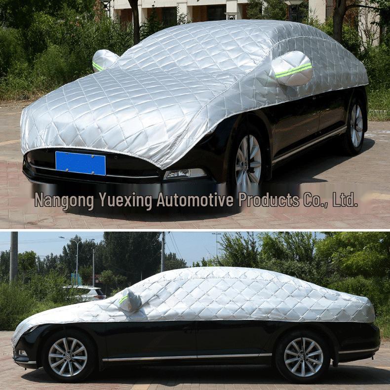 Утолщенный морозостойкий чехол на лобовое стекло автомобиля: Зимний антифризный щит от снега