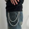 Ingemark Harajuku Street Стразы Брелок Кошелек Цепь для ремня для мужчин Хип-хоп Брюки Хипстерские Штаны Джинсовая Цепь Рок Украшения