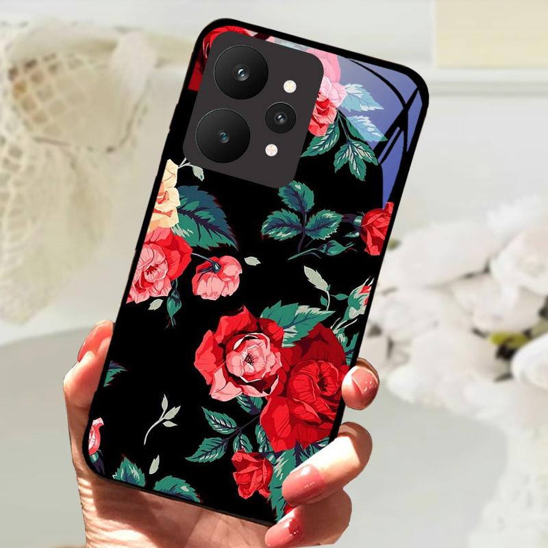 Ударопрочный Чехол Для Телефона Realme 15 5G Чехол RMX5106 RMX5105 Чехлы Из Закаленного Стекла Для Realme15 Fundas Роскошный Защитный Корпус