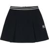 New MLB New York Yankees Varsity Casual Short Skirts Women's Black 3FSKV0153-50BKS