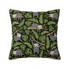 Luxury Not Fast Not Furious Cute Sloth Cushion Covers xcm Velvet Throw Pillow Case for Car Square Pillowcase Home Decor