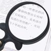 Портативная лупа 10x со стеклянной линзой, идеально подходит для чтения мелкого шрифта и анализа мелких объектов, для работы вблизи