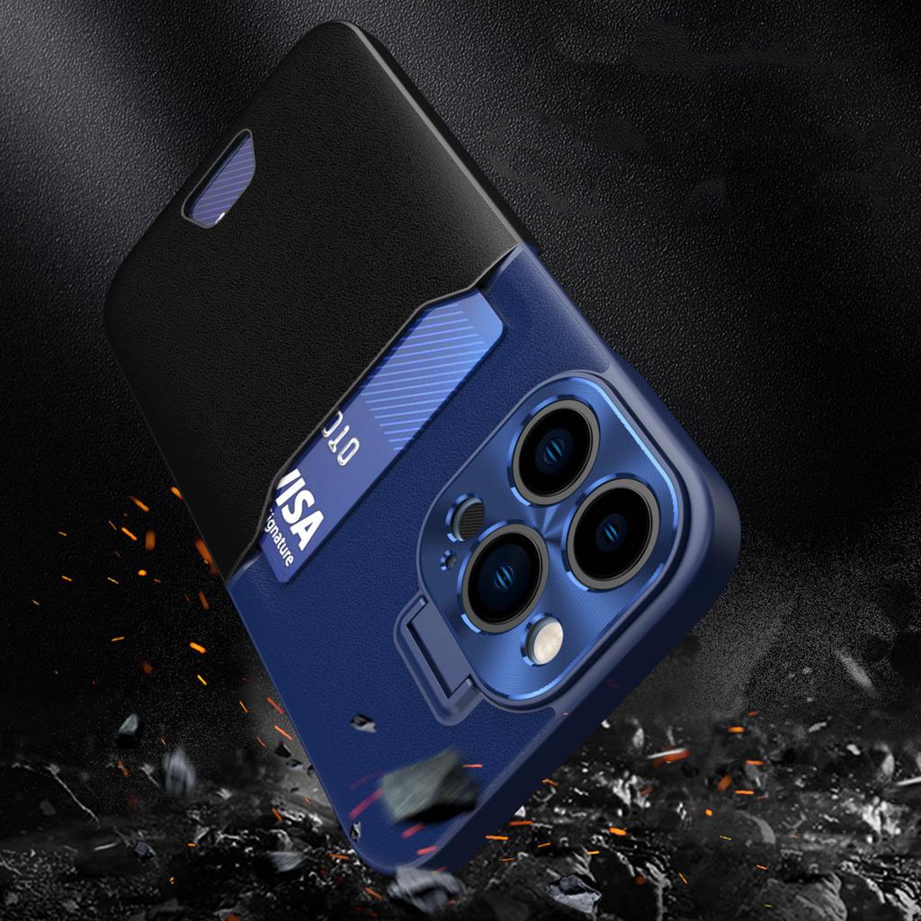 Samsung Galaxy S23+ Blue Leather Wallet Case with Stand & Card Slot