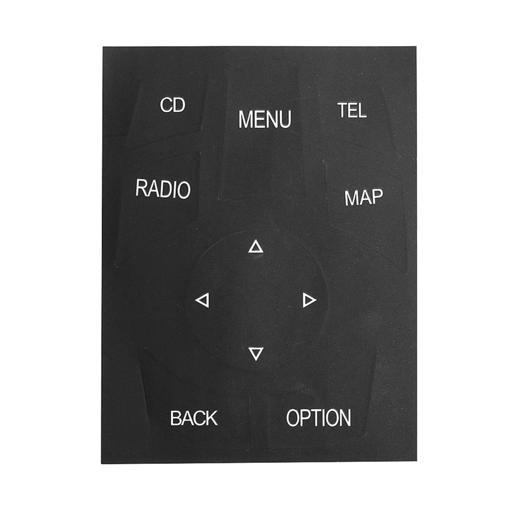 10 шт. Накладки на кнопки мультимедиа автомобиля Наклейки iDrive для 1 2 3 5 7 серии