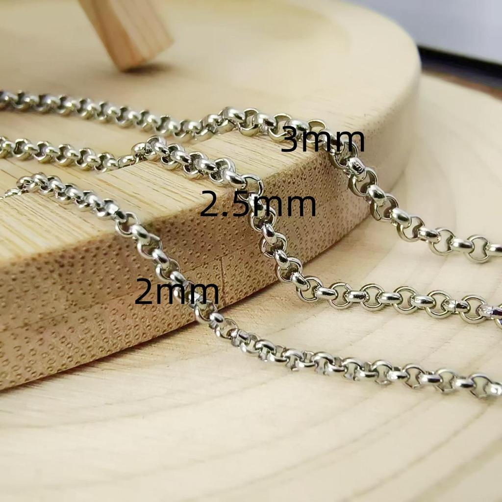 Комплект из цепочки и жемчуга из нержавеющей стали с кисточками