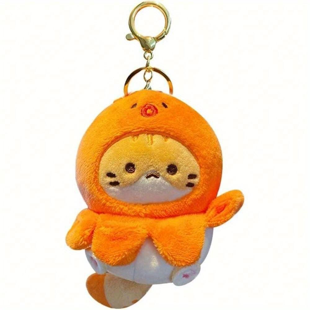 Japanese Style Snapper Keychain Plush Schoolbag Pendant Exquisite Snapper Head Keychain