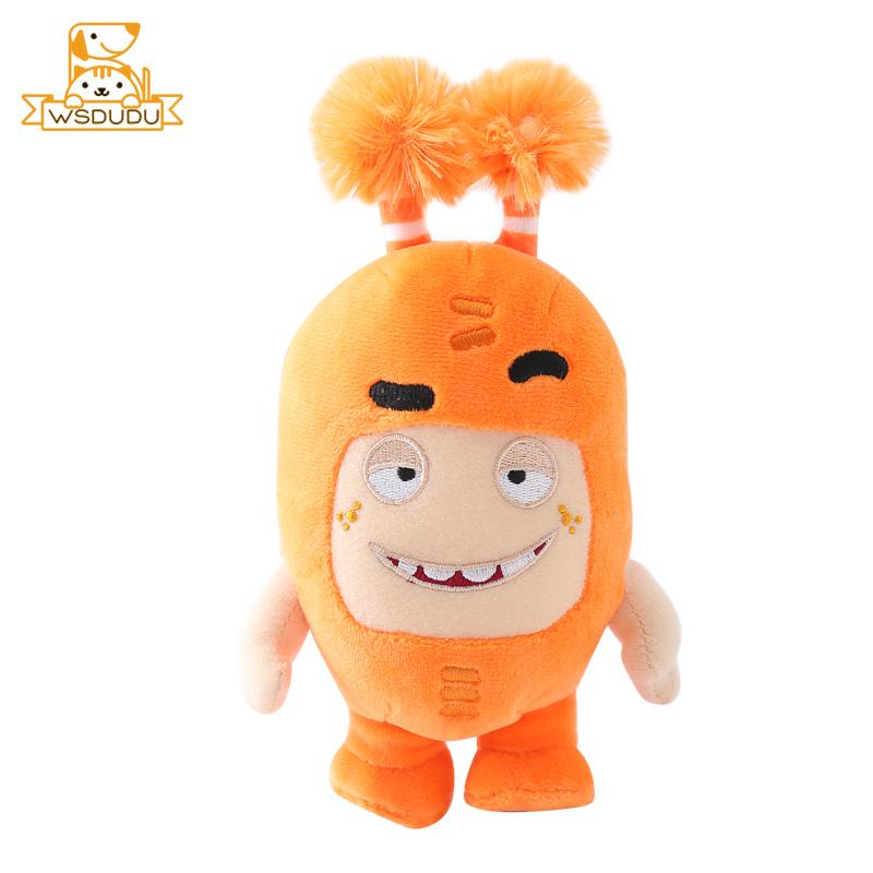 Cartoon Oddbods Plush Animal Toy Cute Stuffed Doll Fuse Bubbles Newt Pogo Slick Jeff Zee Soft Pillow Collectible Kid Adult Gifts