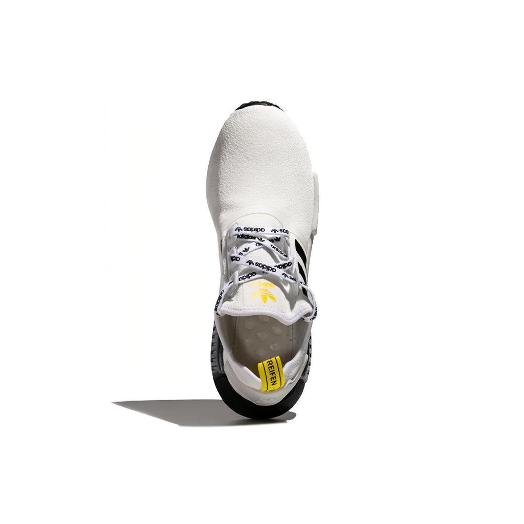 Adidas NMD_R1 Stlt Primeknit 'White Black Bright Yellow' FV2549