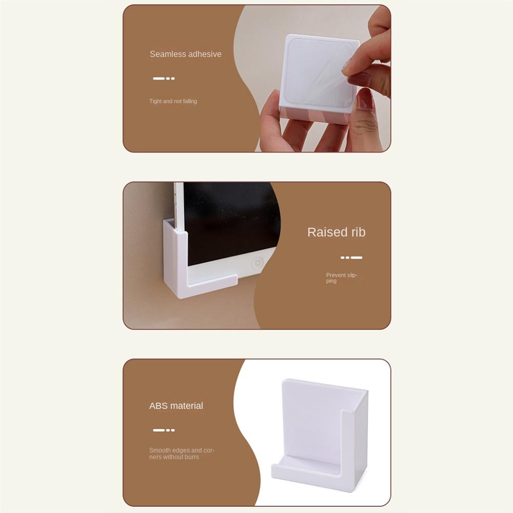 1Pair Wall Mounted Mobile Phone Holder Split Type Bracket New Charging Rack