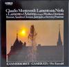 LP Record CLAUDIO MONTEVERDI  KAMMERKORET CA  Lamento Della Ninfa E Lamento DAri LP148 BIS 1979 Sweden Classical Used