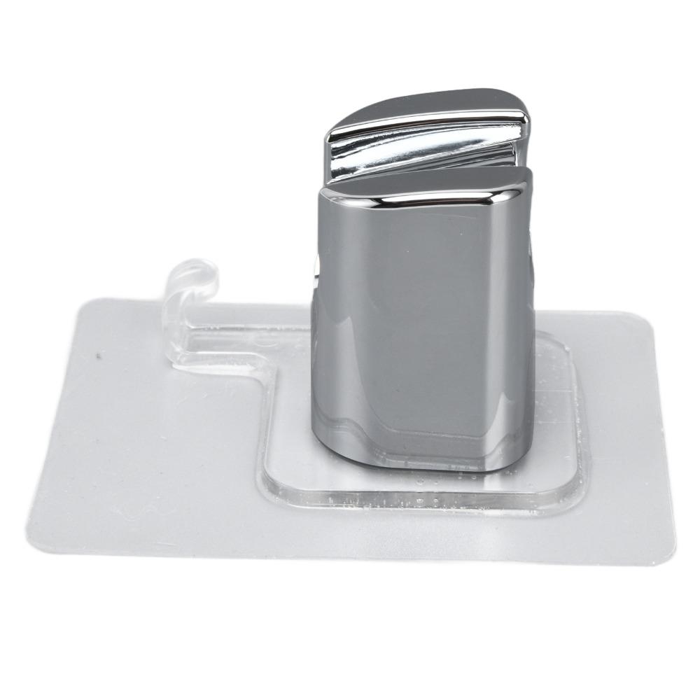 Adhesive Shower Head Holder ABS Material Shower Sprayer Hanger Shower Head Accessory Home Use