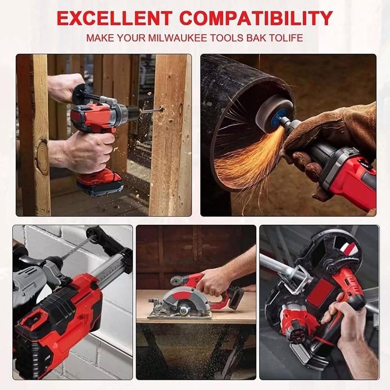 New Li-ion Battery Charger Multi Voltage Charger for Milwaukee M18 14.4V-18V 48-11-1850 48-11-1840 48-11-1815 48-11-1828