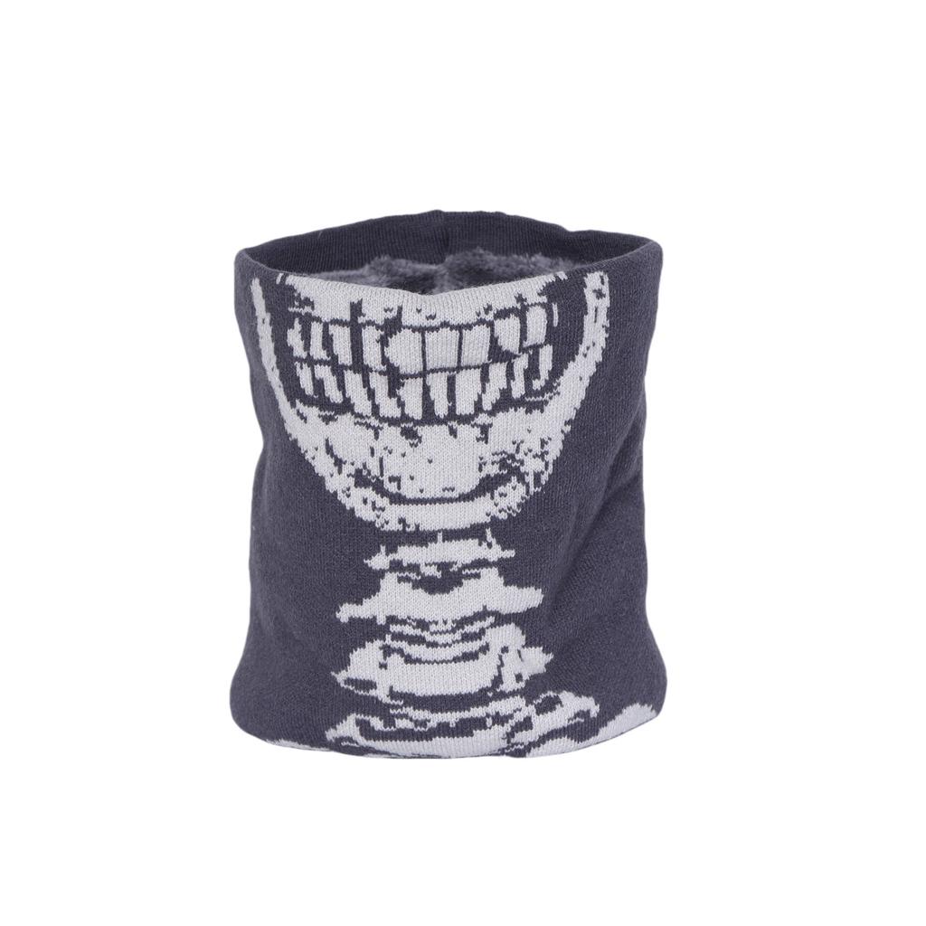 Мужской Женский Кашемировый Утепленный Зимний Шейный Платок Хэллоуин Вечеринка Лицо Черепа Полотенце Ветрозащитный Гейтер для Шеи Чехол Модный Теплый Шарф