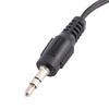 3.5mm Stereo O Male Interface To 2 for RCA Female Cable Plug Male To for RCA Female Adapter