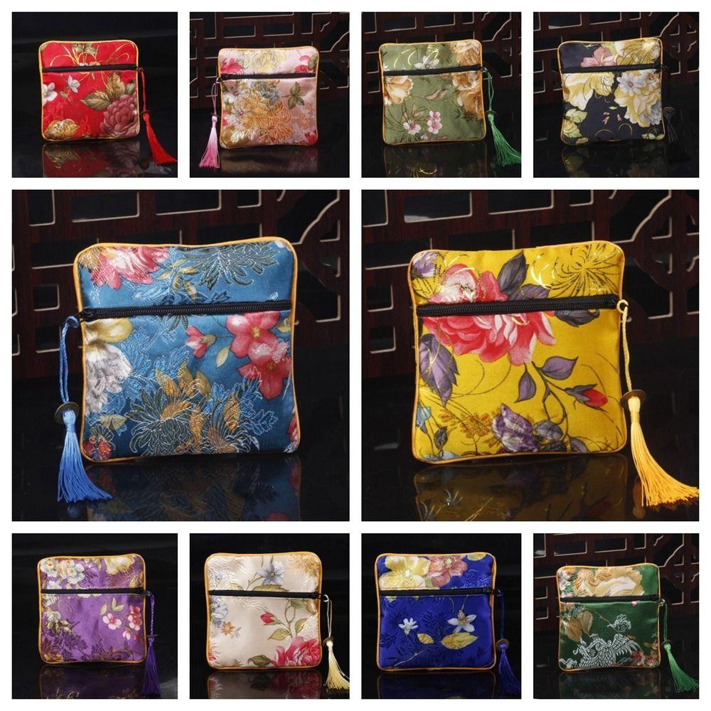 Cloth Cloth Wallet Tassel Chinese Style Coin Pouch Exquisite Embroidery Coin Pouch Ladies