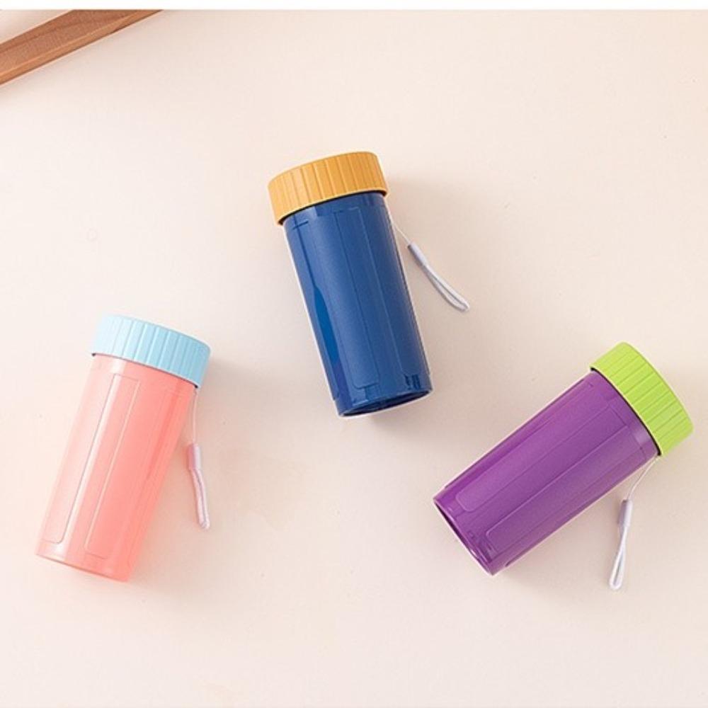 Мультяшный ланч-бокс бенто, набор с чашкой для воды, портативные пластиковые контейнеры для ланча и перекуса, герметичные, с разделенными отсеками