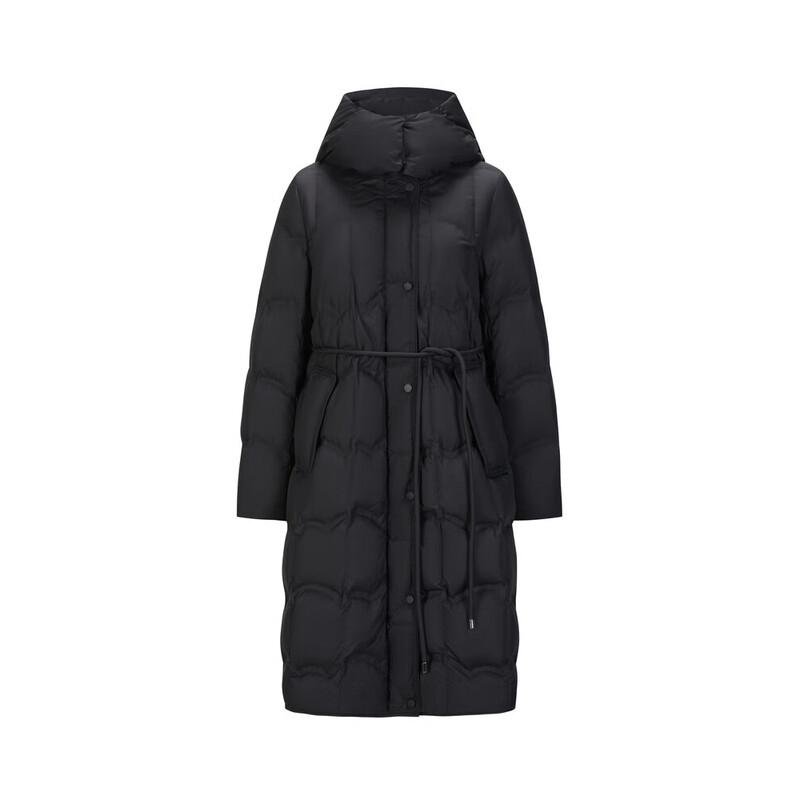 Женский пуховик средней длины с капюшоном серии Juzhi Annakou Icefield