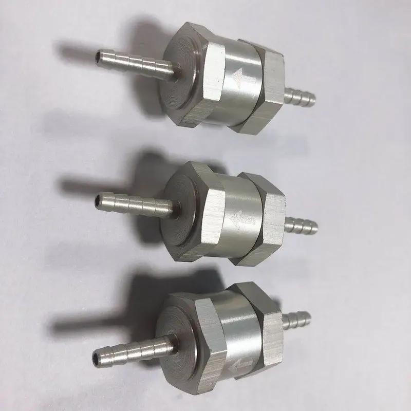 Fuel Check Valve Aluminum Alloy 4/6/8/10/12/14mm High Temp Resistance Automotive One Way Valve