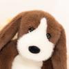 45Cm Rottweiler Dog Plush Toy Stuffed Black Brown Puppy Sitting Cartoon Animal Doll Like Real Plushie Sleeping Companion Gift