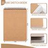 Utron 2 Pack Sketch Book 5.8 X 8.3 Small Sketch Pad 100GSM 68LB Sketchbook for Drawing A5 Drawing Paper Thick Small Drawing Not