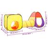 Kids  Play Tent Multicolored 255 x 80 x 100 cm