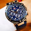 MINI FOCUS Sports Quartz Watch for Men Luminous Hands Multifunctional Small Dials Stainless Steel Strap Business Mens Watches