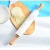 Baking Rolling Pin Roller Comfortable Grip Non Stick Accessories with Handle for Pasta