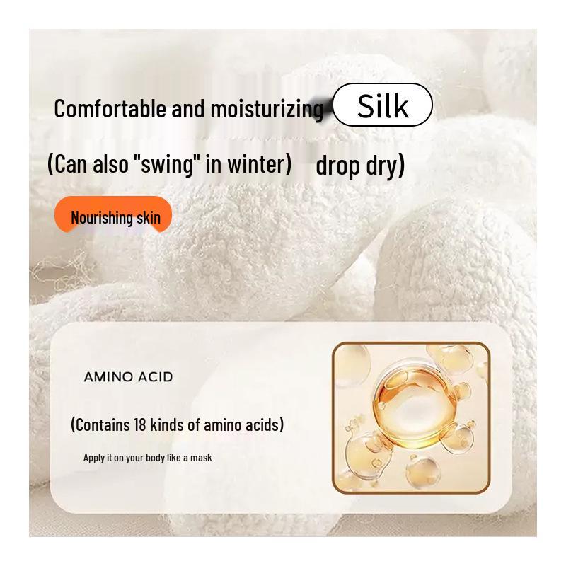 Мужской термокомплект из кашемира, похожего на шелк - Толстый, теплый и с отделкой для осени/зимы