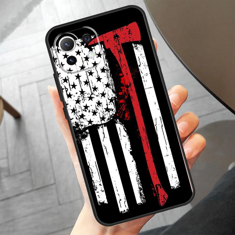 Firefighter Heroes Fireman Case For Xiaomi 14 Ultra 11T 12T 13T Pro 12 13 Lite POCO F6 Pro M6 X3 X5 X6 M5s F3 F5 Cover