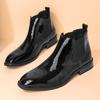 Autumn and Winter New Men Ankle Boots One Step Business Office Brand Chelsea Boots European Gentleman Social Men Boots