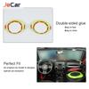 JeCar Car A Pillar Speaker Decoration Cover Ring Trim Stickers Horn Ring Panel Loud Speaker For Jeep Wrangler JK