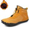 Mens Womens Outdoor Waterproof Winter Boots Snow Barefoot Casual Shoes Warm Work Shoes Ankle Shoes for Climbing Hiking Non-slip
