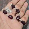 Charming Ruby(Simulated) Gemstone Handmade  925 Sterling Silver Jewelry Necklace