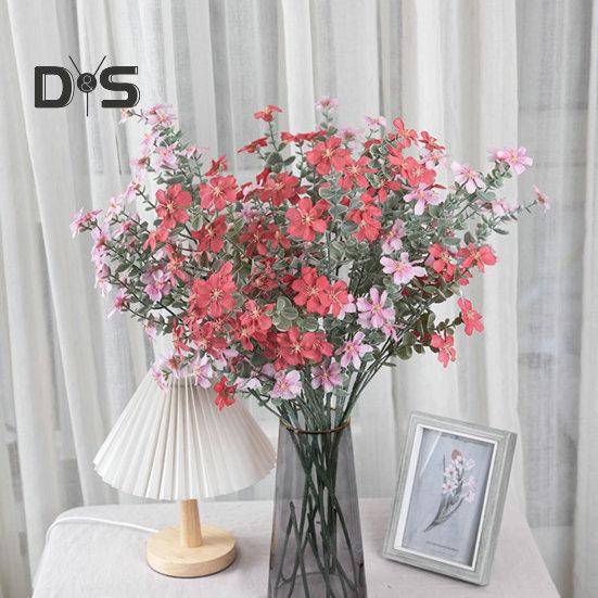 Искусственная шелковая ткань, имитация цветка, легкий уход, креативная мини-искусственная орхидея, зеленое растение