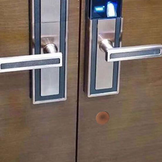 Накладка на дверное отверстие, нержавеющая, устойчивая к коррозии, простая установка, круглая накладка на дверное отверстие, домашняя безопасность