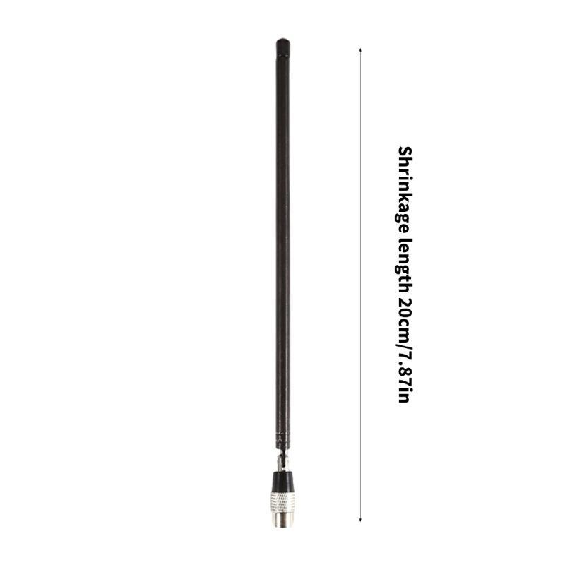 ANT500 Antennas 20-88cm Telescopic Antennas SMA Male 75MHz to 1GHz 50ohm Stainless Steel Antennas Adjustable
