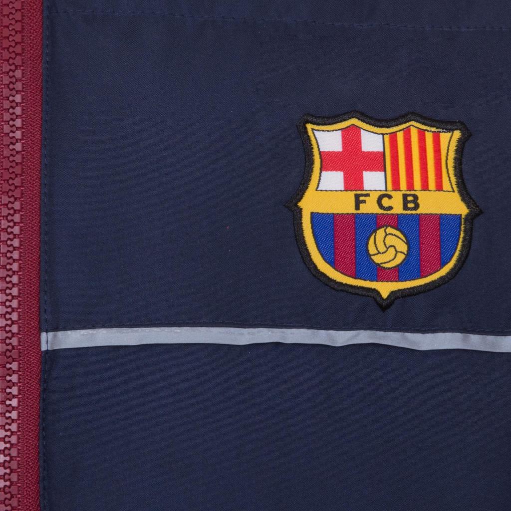 Barcelona FC Boys Contrast Detail Quilted Jacket