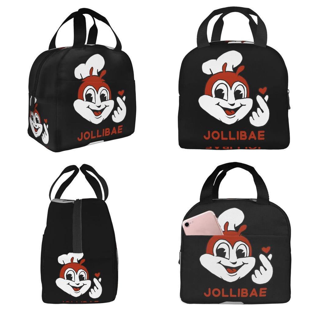 Jolli BAE JOLLIBEE Insulated Lunch Bag for Kids School Cooler Thermal Food Box Tote Leakproof Lunch Boxes Container