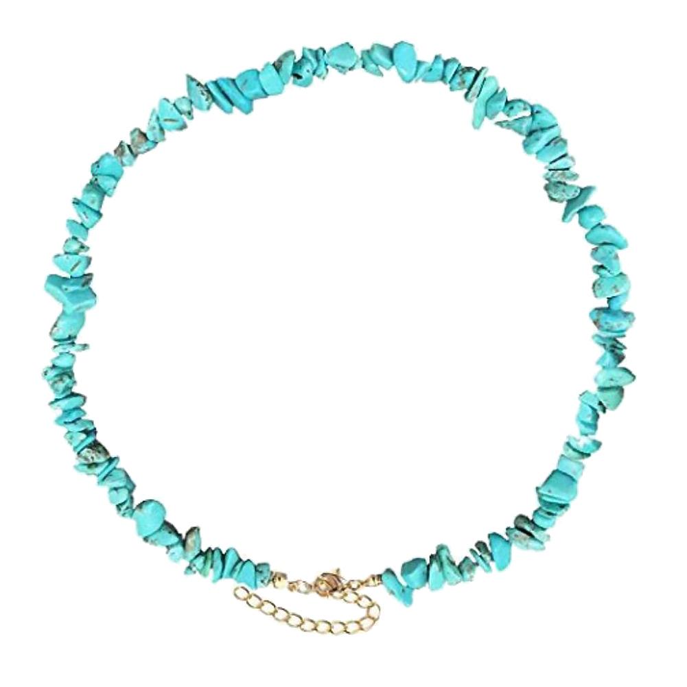Ожерелье BLULANS, чудесное ожерелье из бисера, регулируемое ювелирное изделие для пляжной вечеринки, бирюзовый Шарм, женский подарок