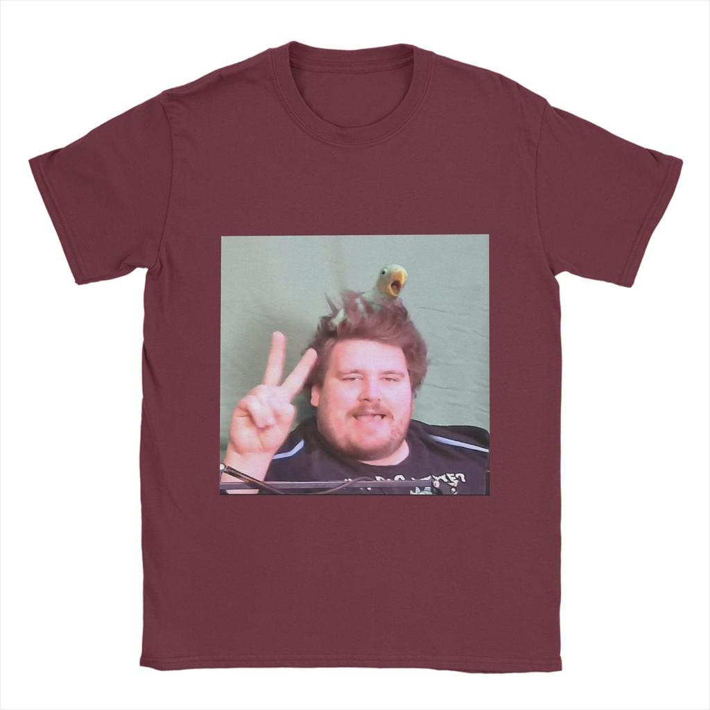 Funny Drachenlord Poster T-Shirt for Men Round Collar Cotton T Shirt Short Sleeve Tee Shirt Plus Size Tops