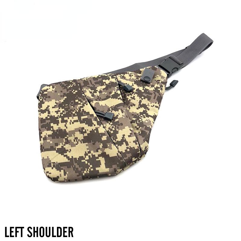 Многофункциональная скрытая тактическая сумка для хранения оружия, кобура, мужская левая и правая нейлоновая сумка на плечо, противоугонная сумка, нагрудная сумка для охоты
