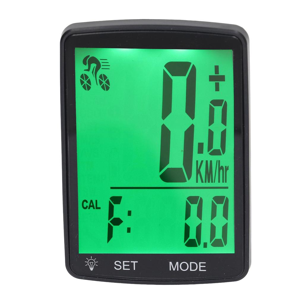 Bicycle Computer with Speed Cadence Sensor 2.8in LCD Display Bike Speedometer Wireless Cycling Compu