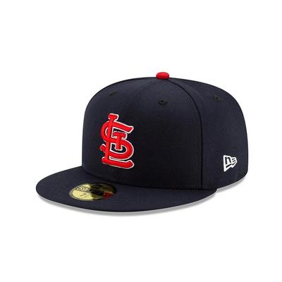 Кепка аутентичная плоская козырек MLB 7 ACPERF STLCAR ALT 25J [New Era] STL/Alternate 5/8