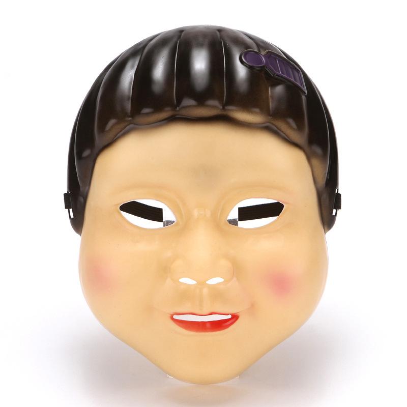 Хэллоуин Маленькая Девочка Ужасная Маска Женская Кукла Страшный Фильм Ужасов Тема Одевание Реквизит Маска