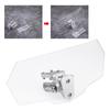 Motorcycle       Wind Deflector Increase  \ s Head   Transparent ABS Material
