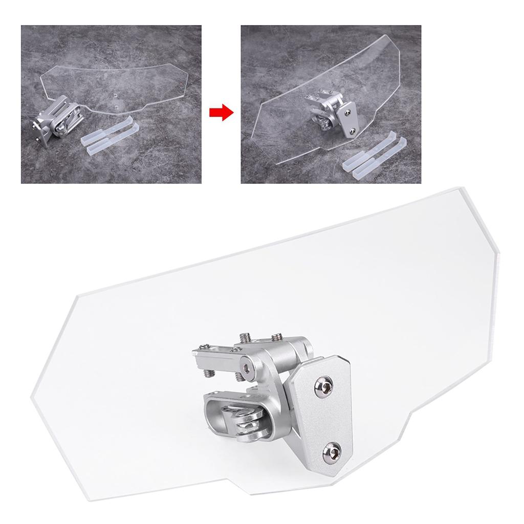 Motorcycle Wind Deflector Increase \ s Head Transparent ABS Material