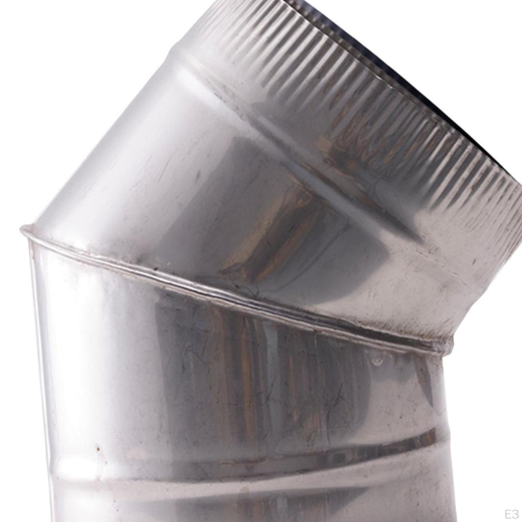 45 Degree Elbow Pipe for Camping Tent Stove Accessories