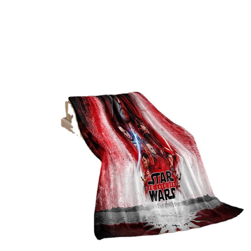 Плед из двухсторонней фланели с 3D цифровой печатью